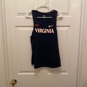 Virginia UVA Cavaliers Men's Track Team Issued Nike Blue Tank Top Medium [11]